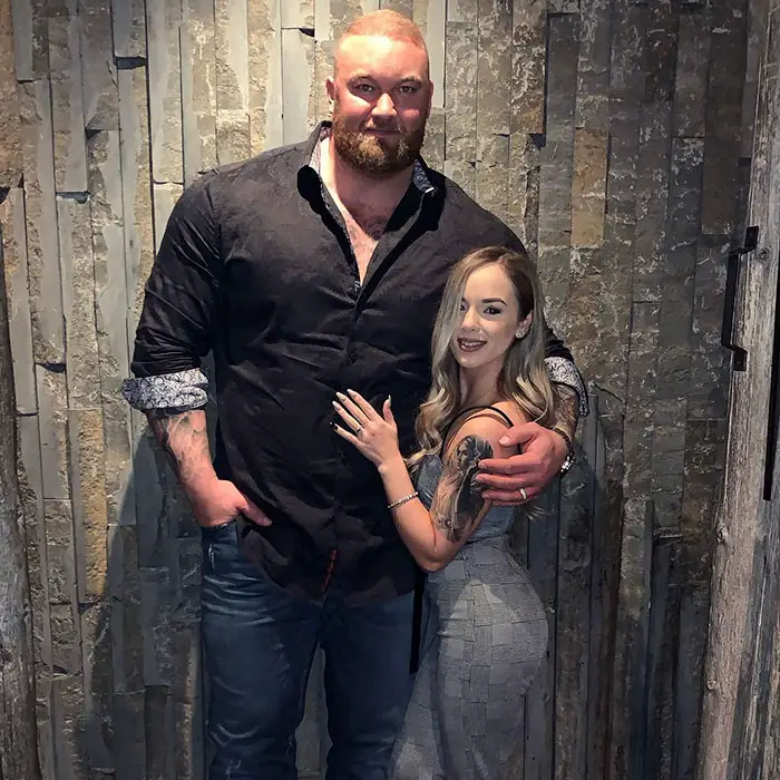 Hafthor Bjornsson wife