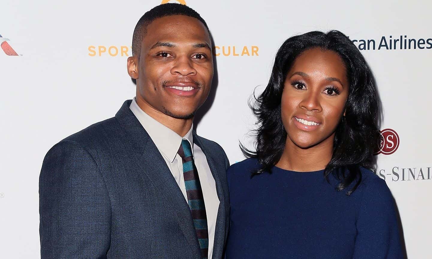 Russell Westbrook and wife