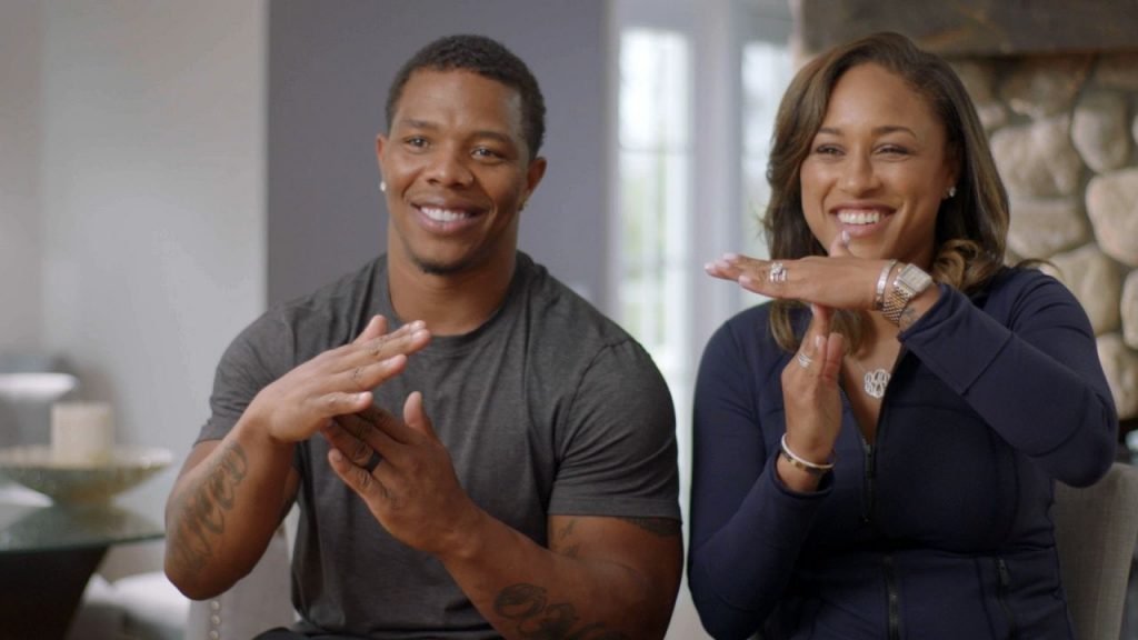 Ray Rice and wife