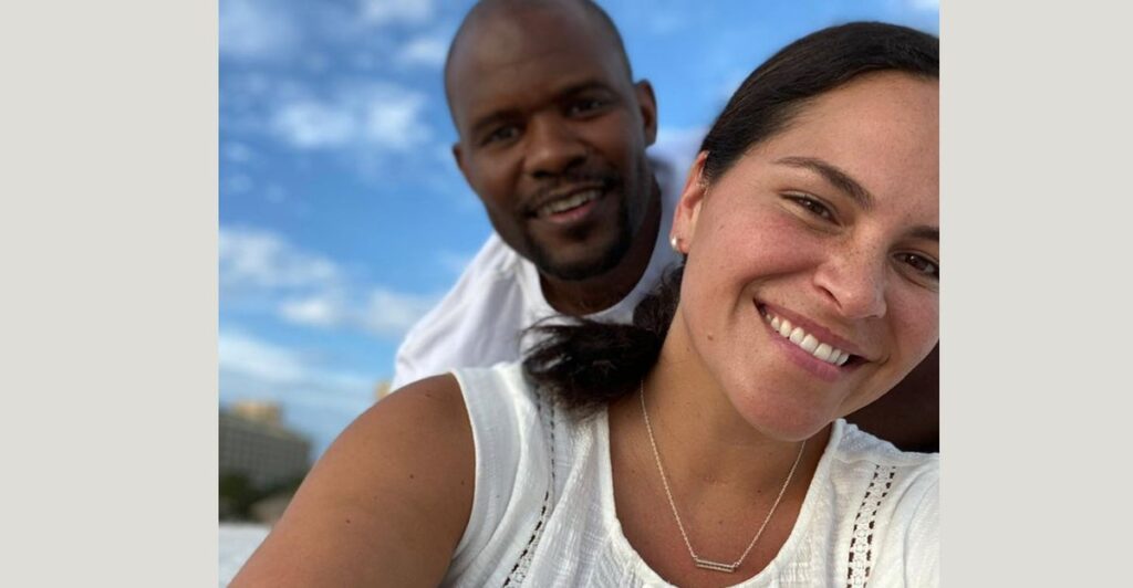 Brian Flores and wife