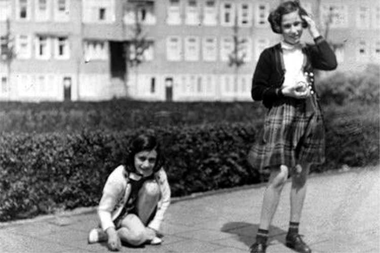 Hanneli Goslar and Anne Frank