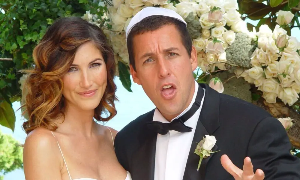 Jacqueline and Adam Sandler