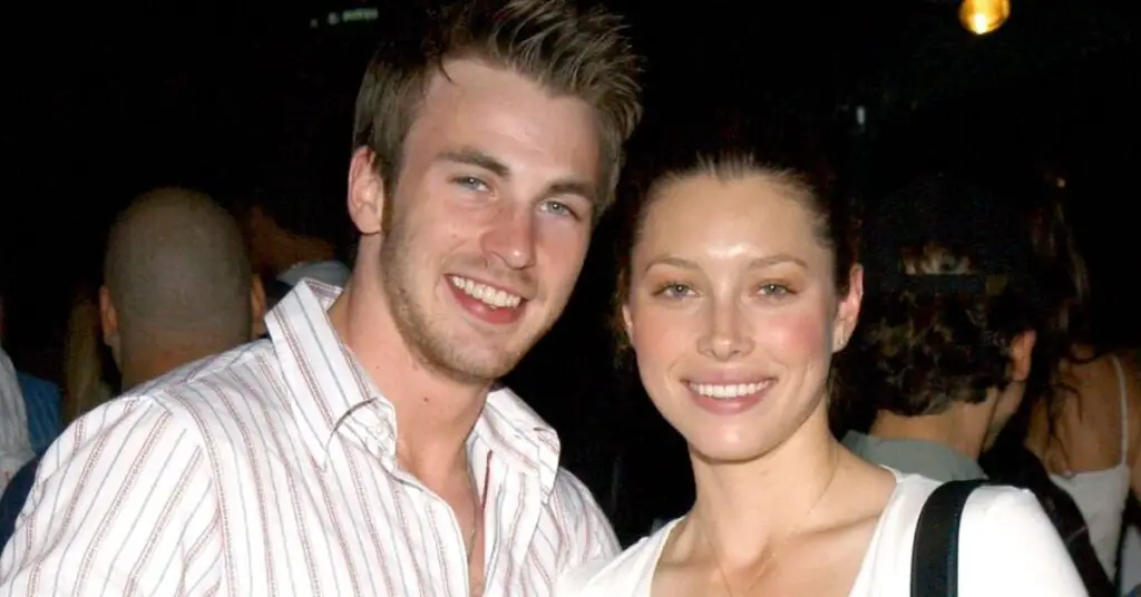 Chris and Jessica Biel